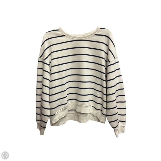 Sweatshirt Crewneck By Old Navy In Striped Pattern, Size: Xl