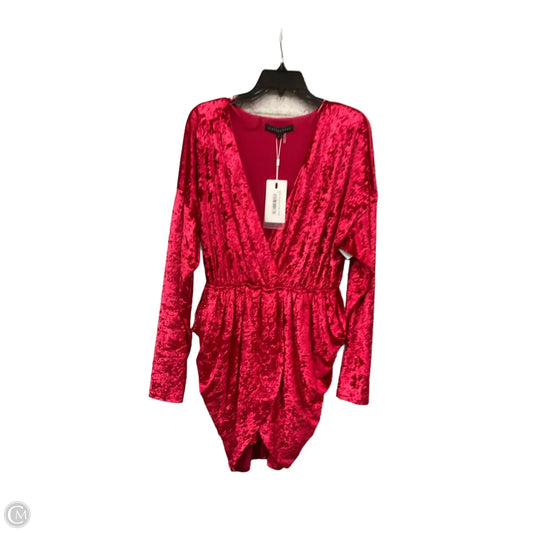 Dress Casual Midi By Endless Rose In Red, Size: L