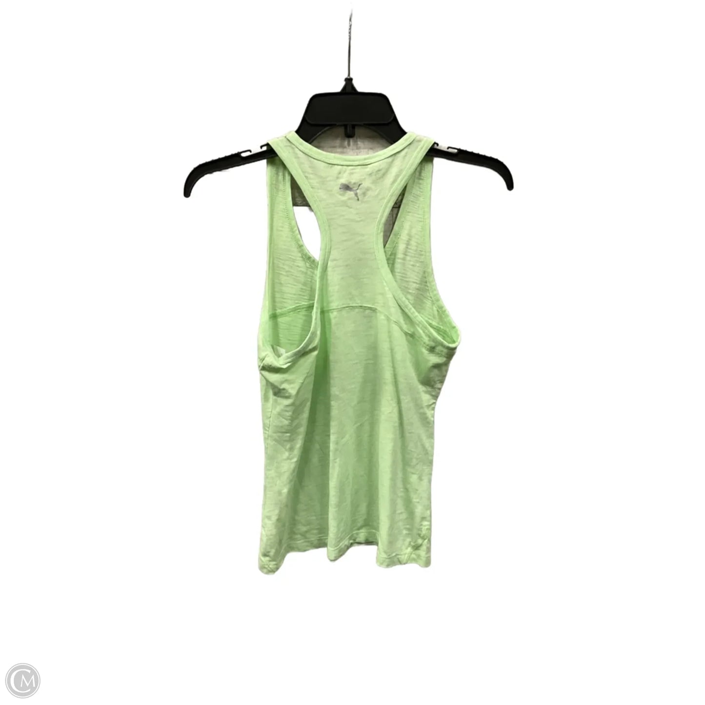 Athletic Tank Top By Puma In Green, Size: M