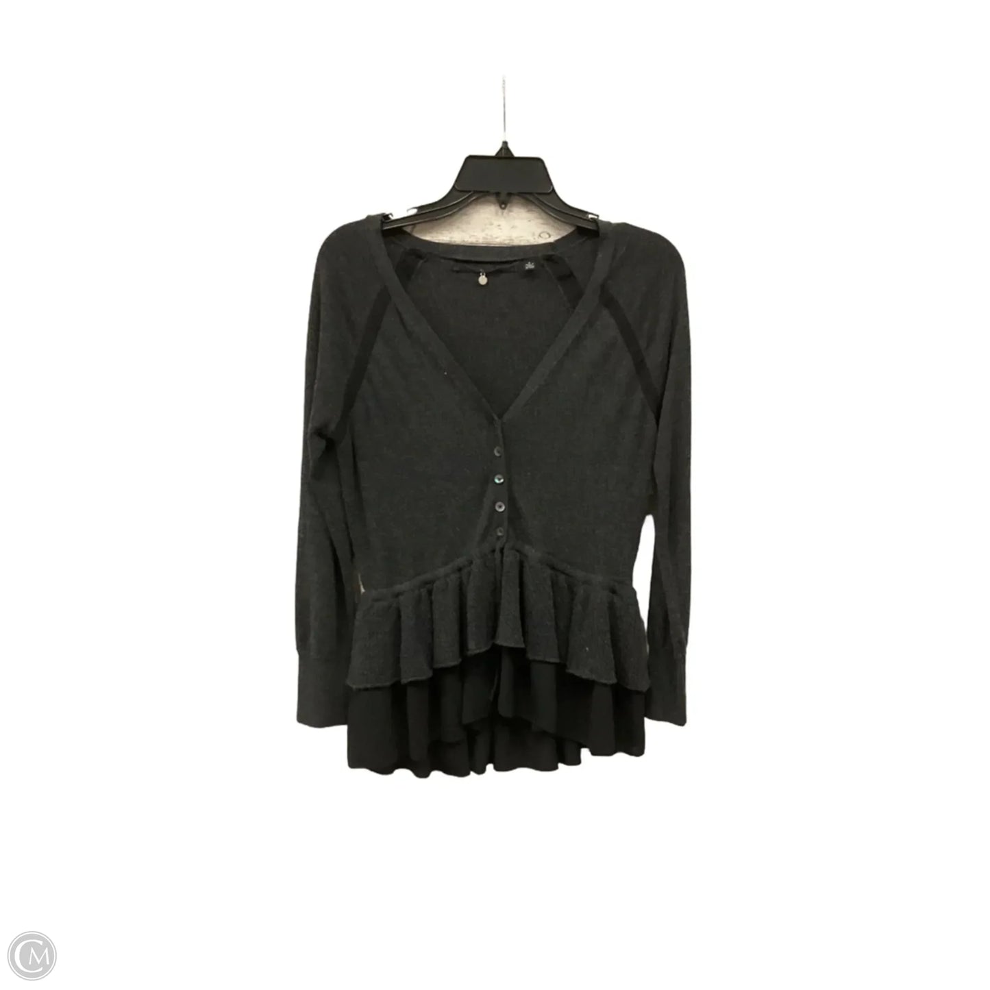 Cardigan By Knitted And Knotted In Grey, Size: S