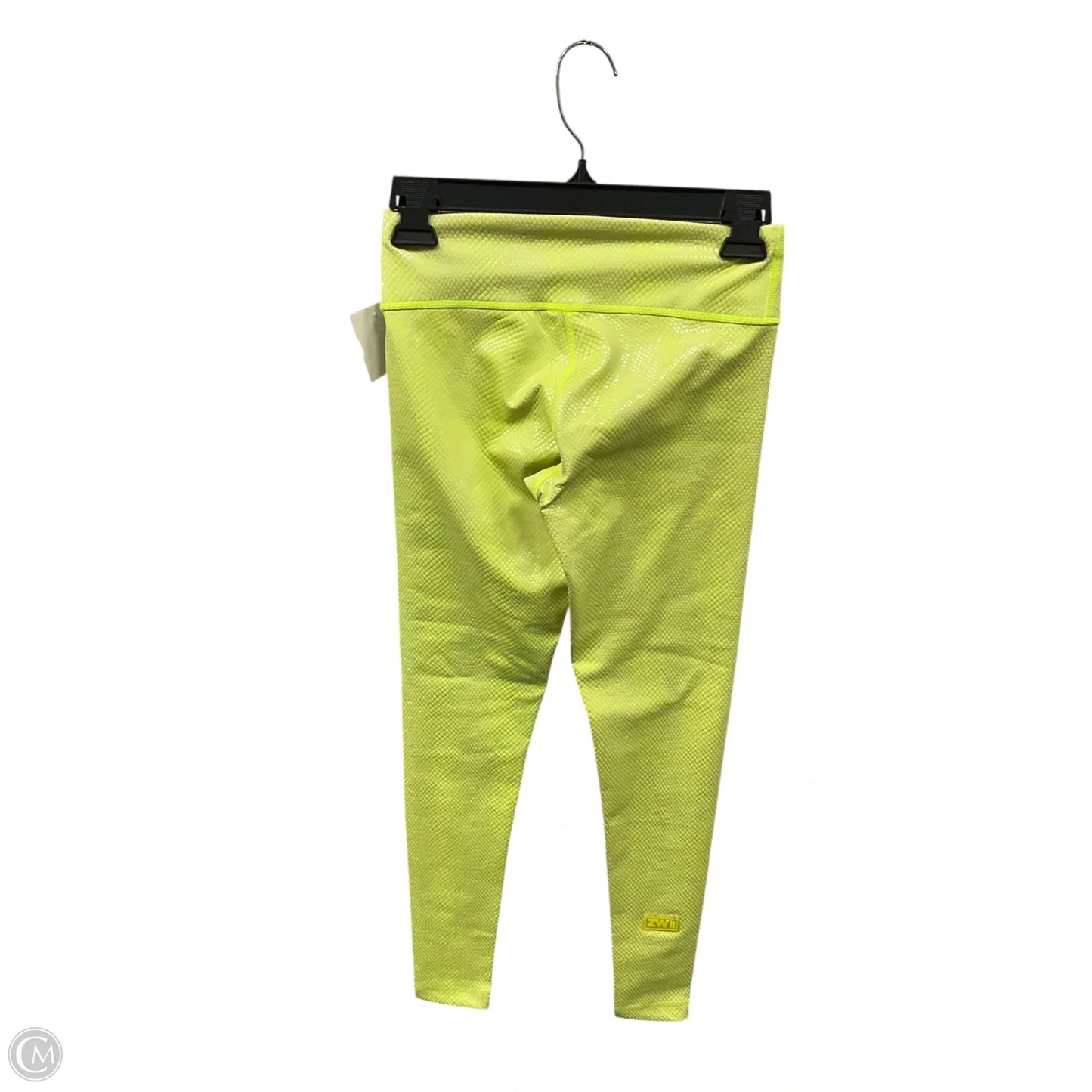 Athletic Leggings By Zumba In Yellow, Size: Xs