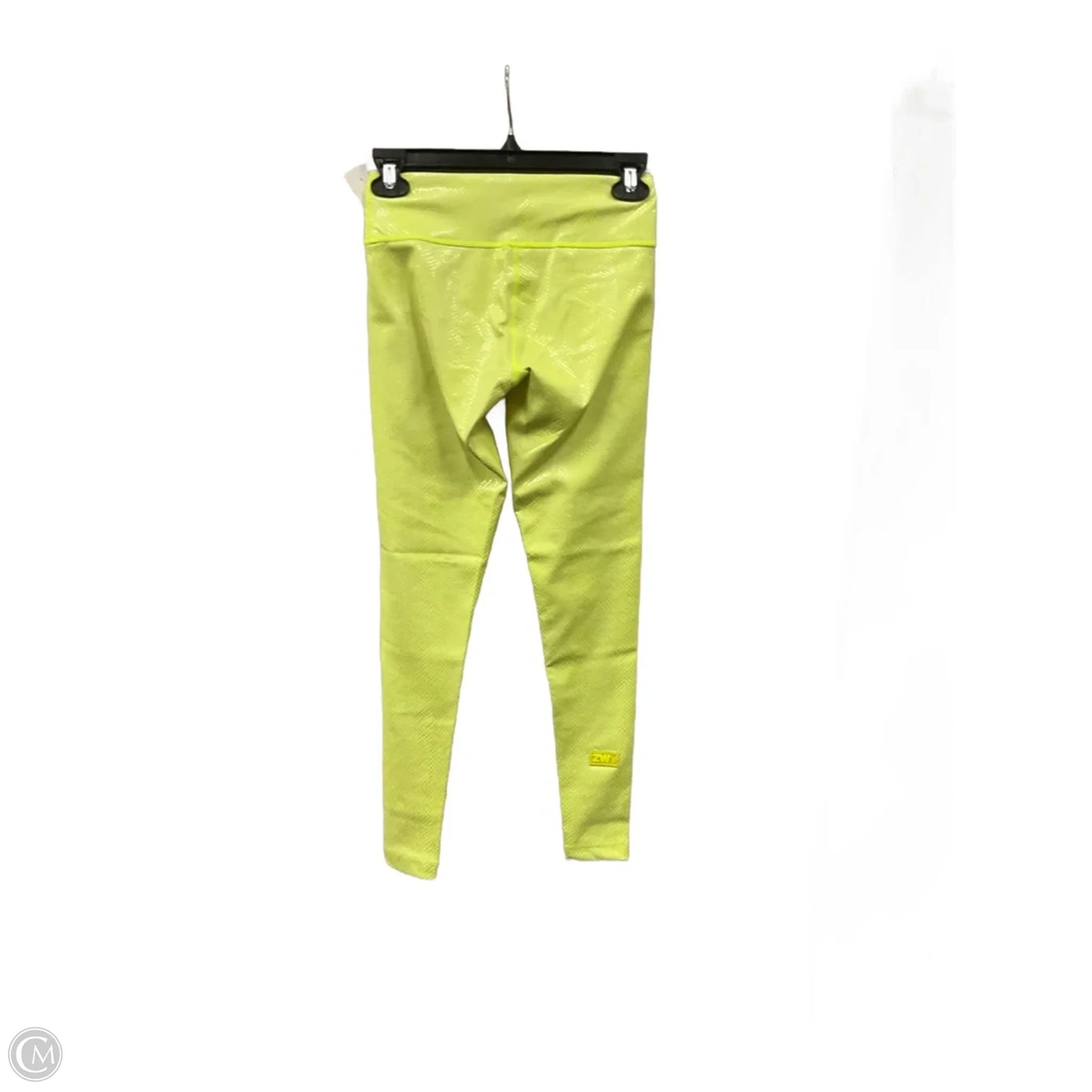 Athletic Leggings By Zumba In Yellow, Size: Xs