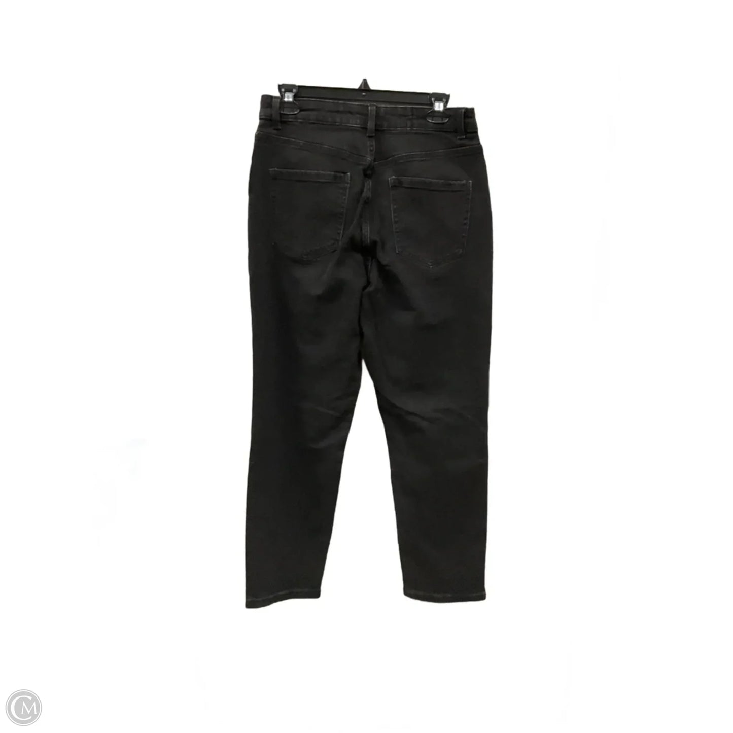 Jeans Straight By Asos In Black Denim, Size: 8