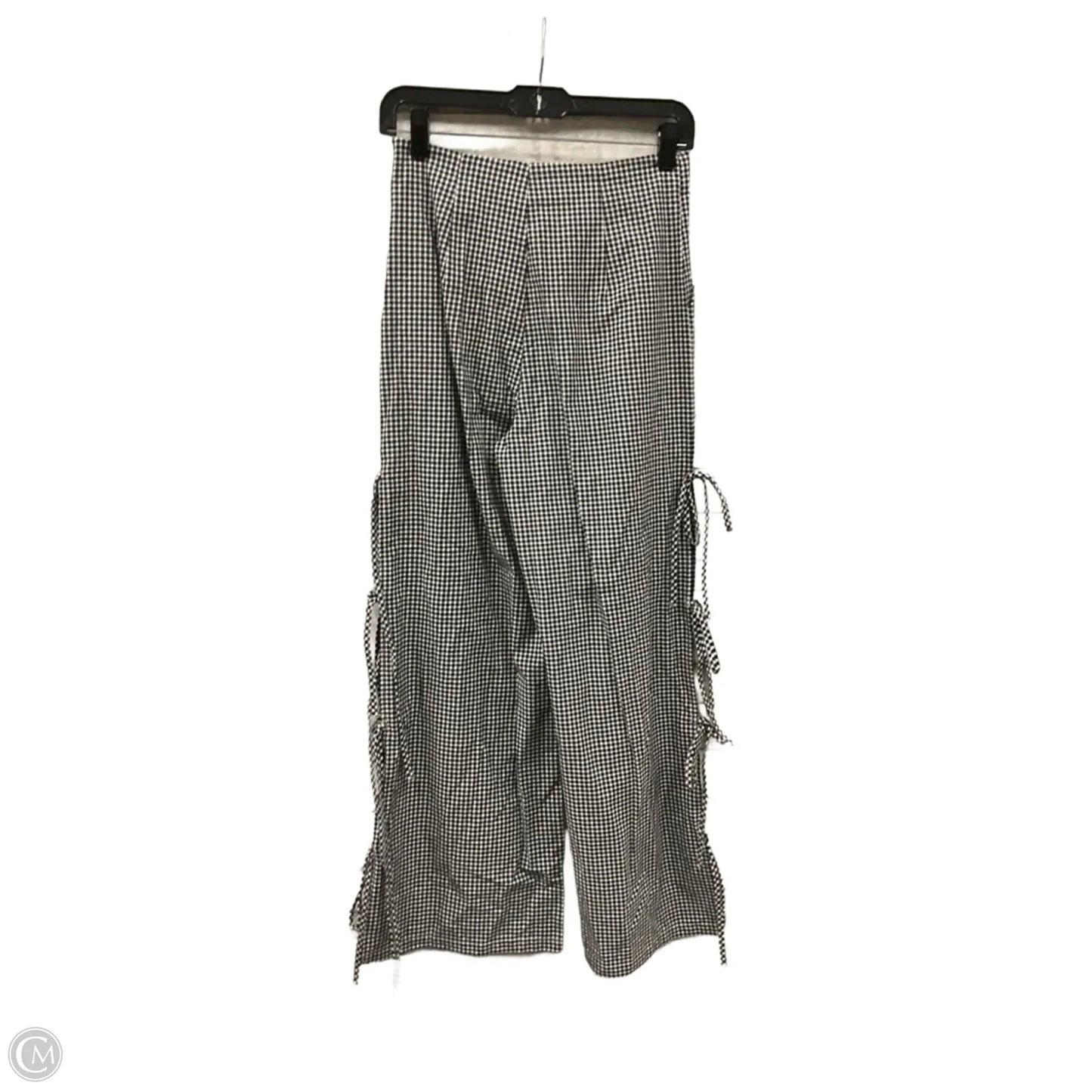 Pants Linen By Clothes Mentor In Checkered Pattern, Size: S