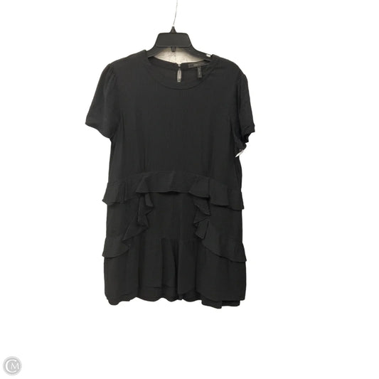 Dress Casual Midi By Bcbgmaxazria In Black, Size: L