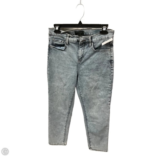Jeans Skinny By Banana Republic In Blue Denim, Size: 6