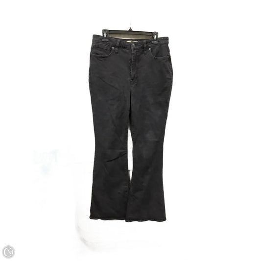 Jeans Wide Leg By Madewell In Black Denim, Size: 12