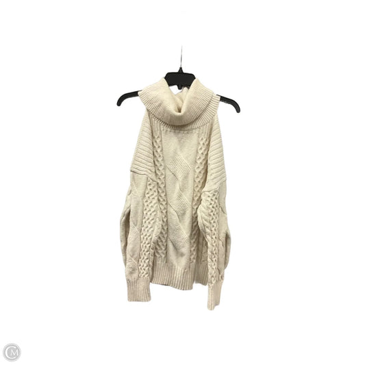 Sweater By Anthropologie In Cream, Size: Xl
