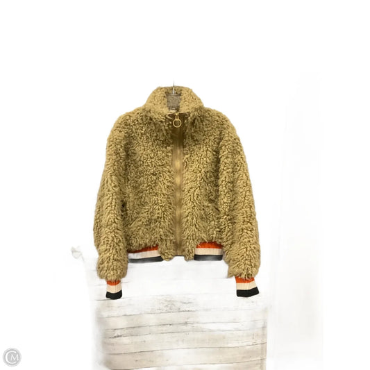 Coat Faux Fur & Sherpa By Free People In Tan, Size: S