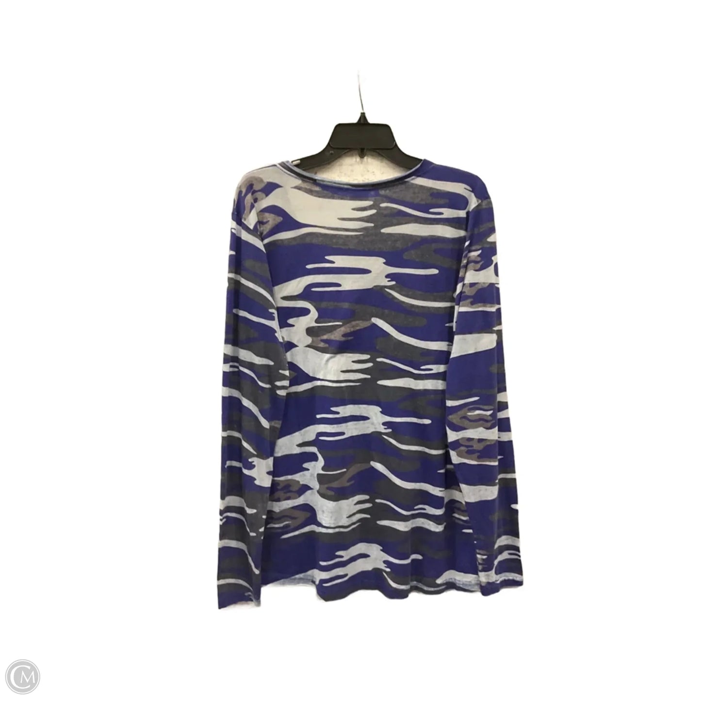 Top Long Sleeve By Clothes Mentor In Blue, Size: L
