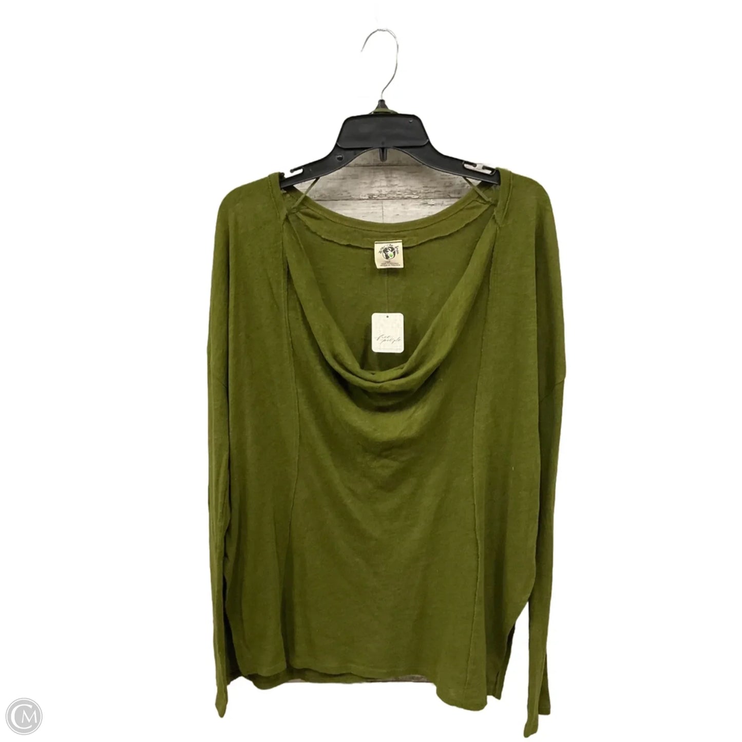 Top Long Sleeve By We The Free In Green, Size: S