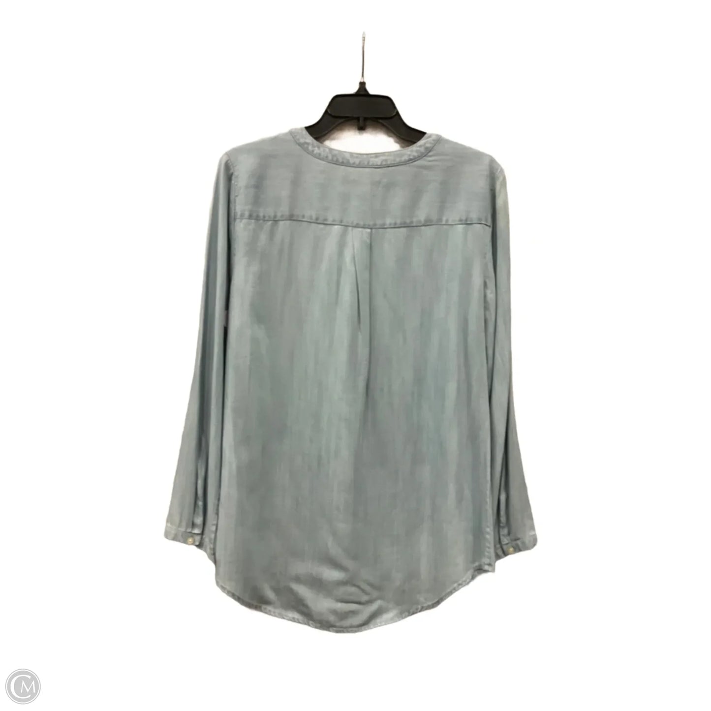 Top Long Sleeve By Talbots In Blue, Size: M