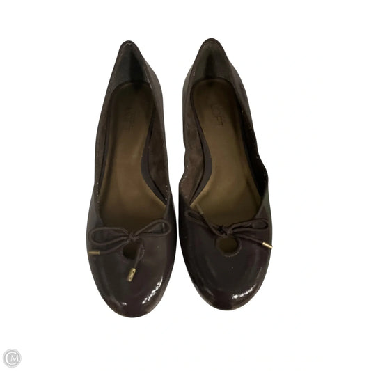 Shoes Flats By Loft In Brown, Size: 9