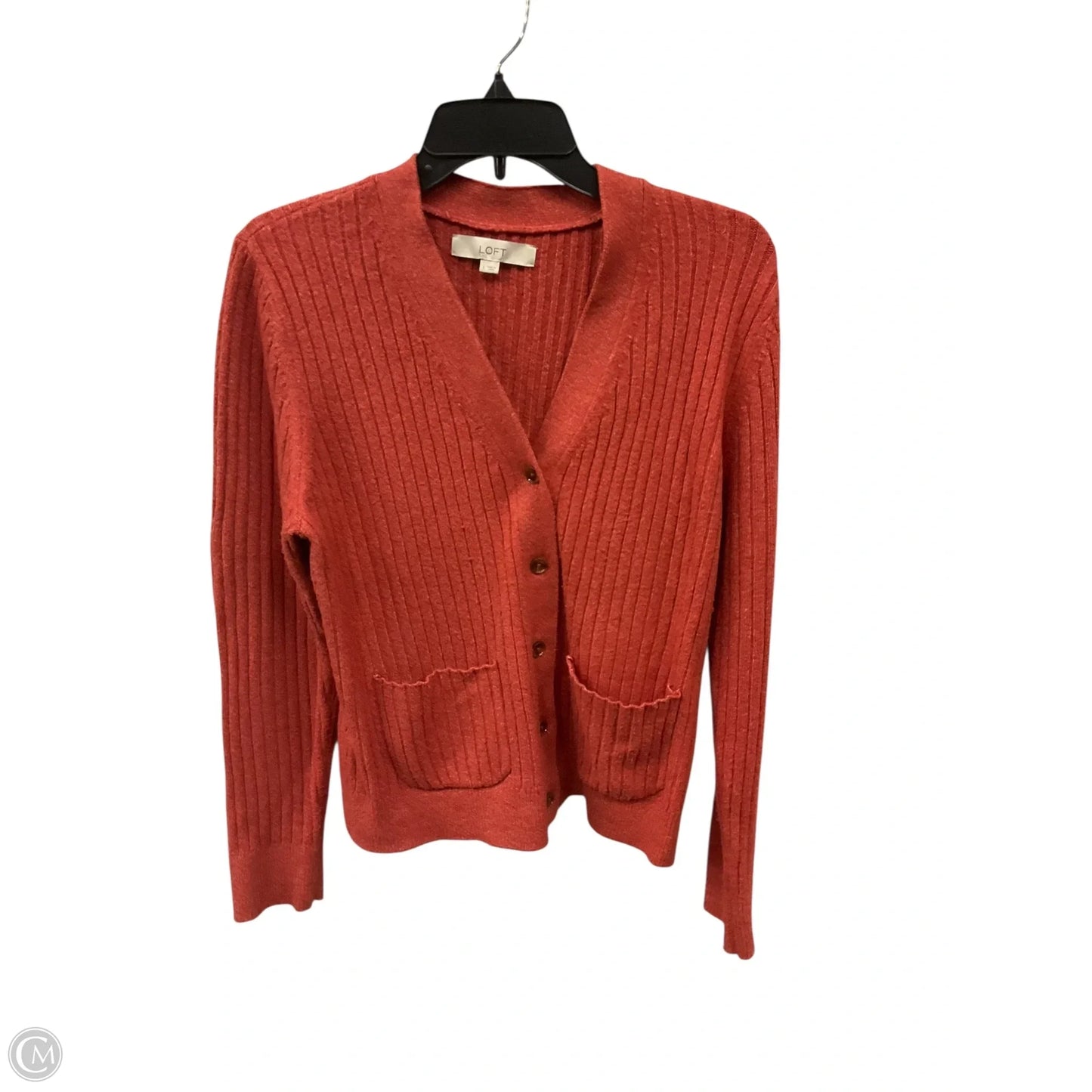 Cardigan By Loft In Mauve, Size: L