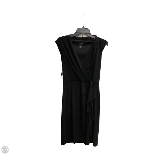 Dress Casual Midi By White House Black Market In Black, Size: 8