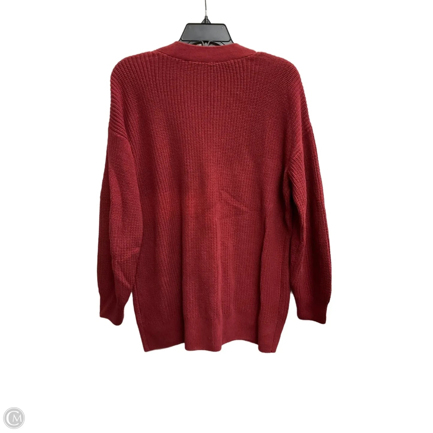Cardigan By Loft In Red, Size: L