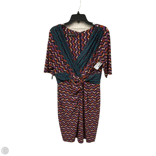 Dress Casual Midi By Jones New York In Multi-colored, Size: 14