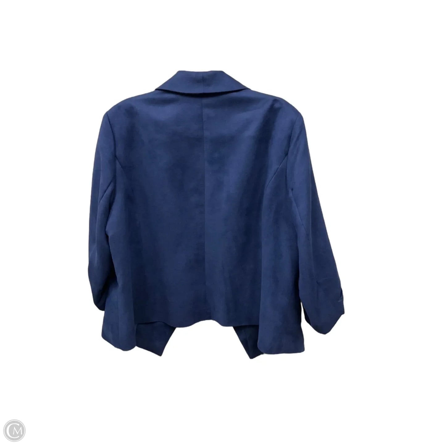 Jacket Faux Fur & Sherpa By Sejour In Navy, Size: 2x