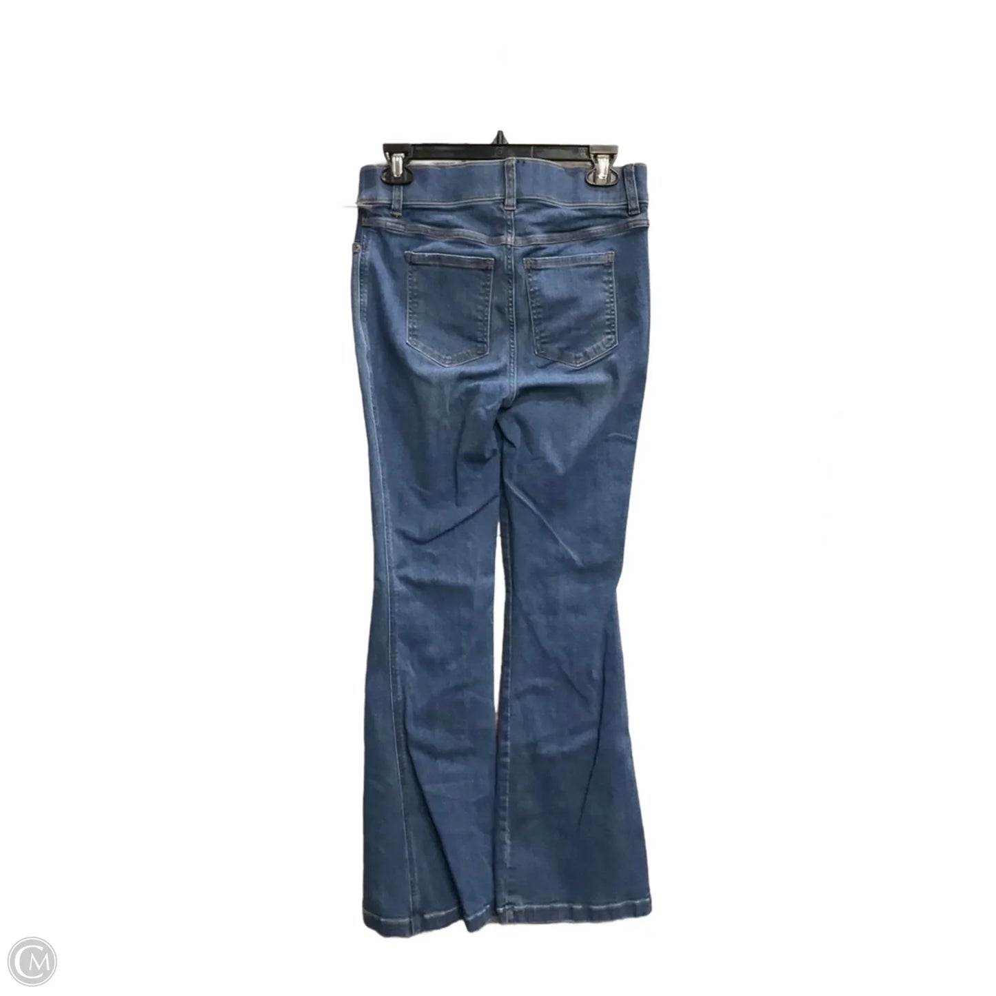 Jeans Flared By Spanx In Blue Denim, Size: M