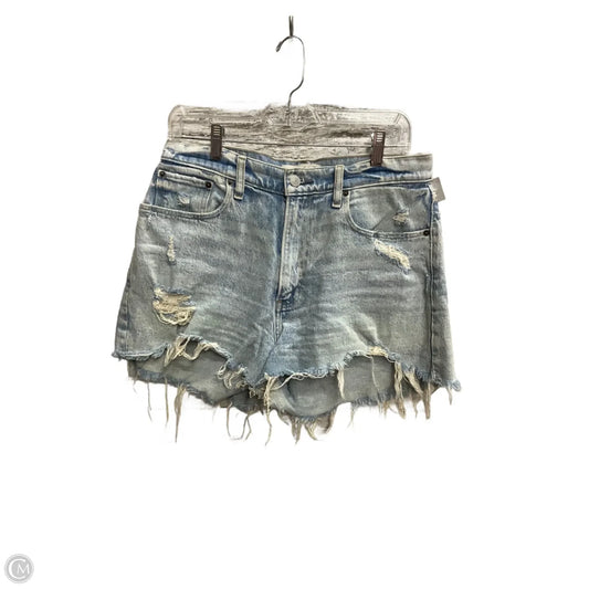 Shorts By Abercrombie And Fitch In Blue Denim, Size: 8