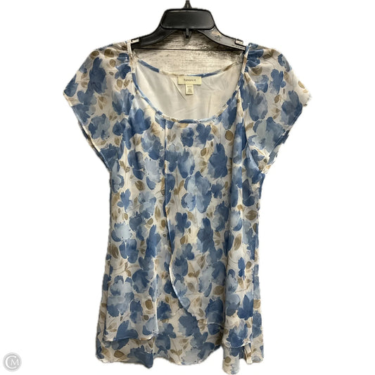 Top Sleeveless By Tamara H In Blue, Size: M
