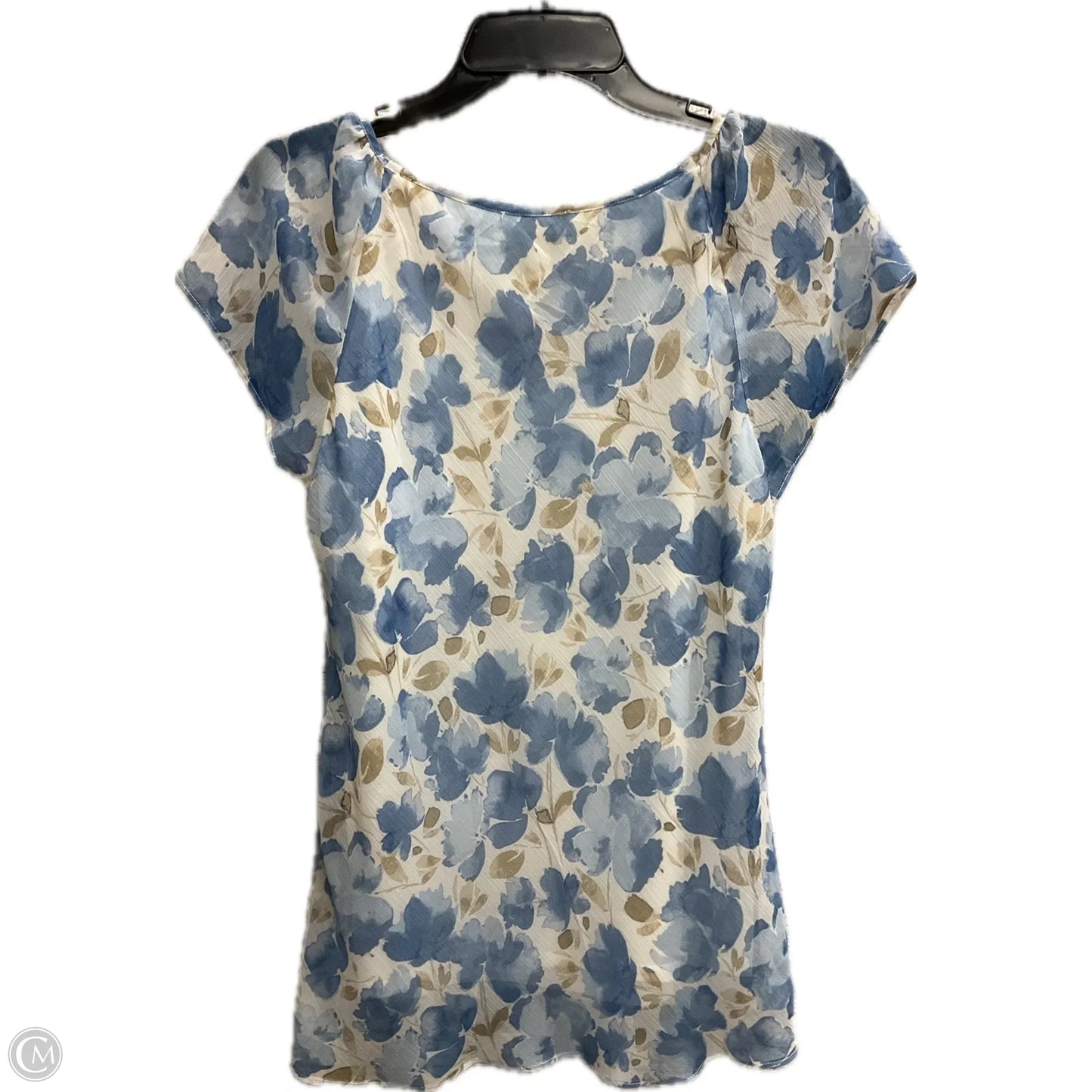 Top Sleeveless By Tamara H In Blue, Size: M