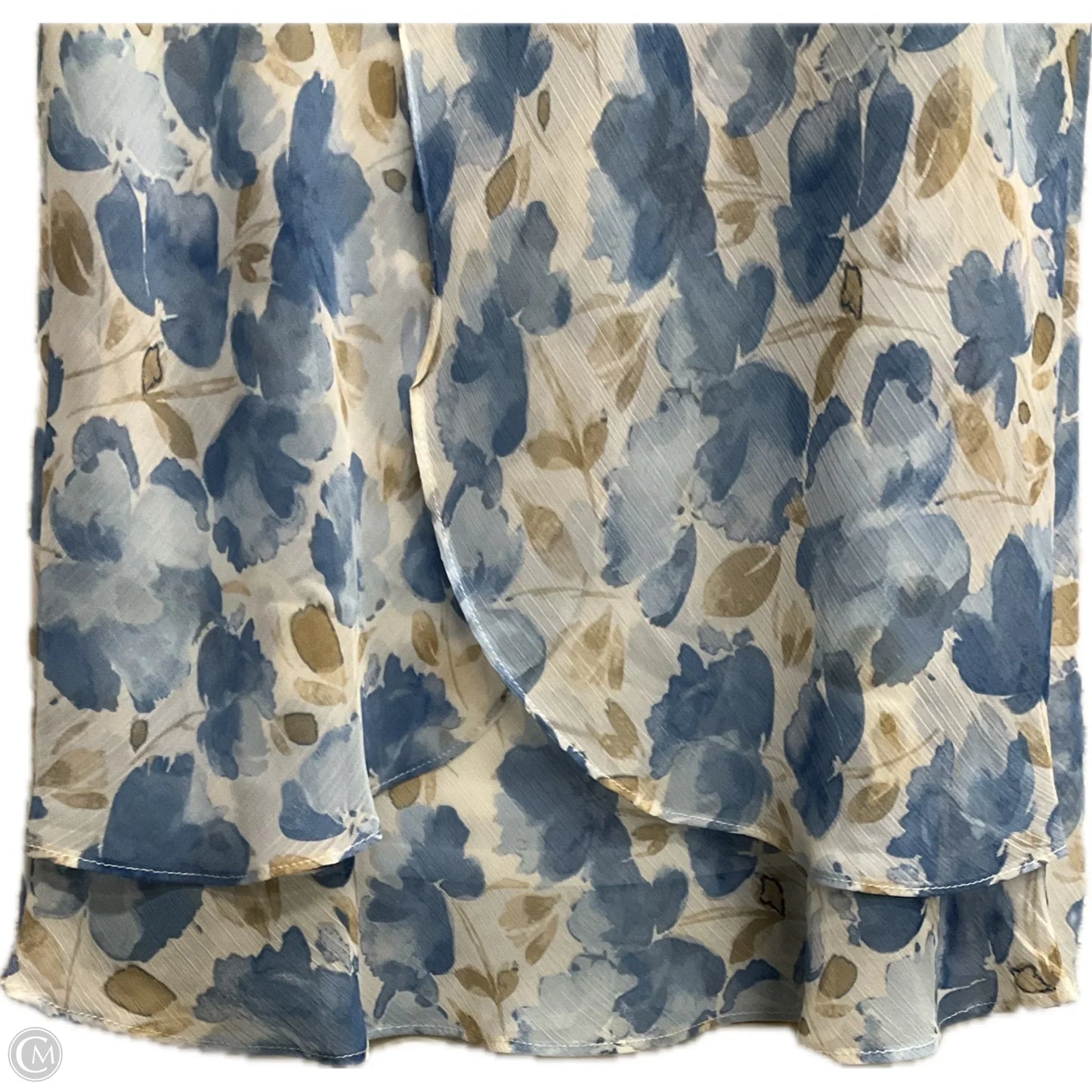 Top Sleeveless By Tamara H In Blue, Size: M