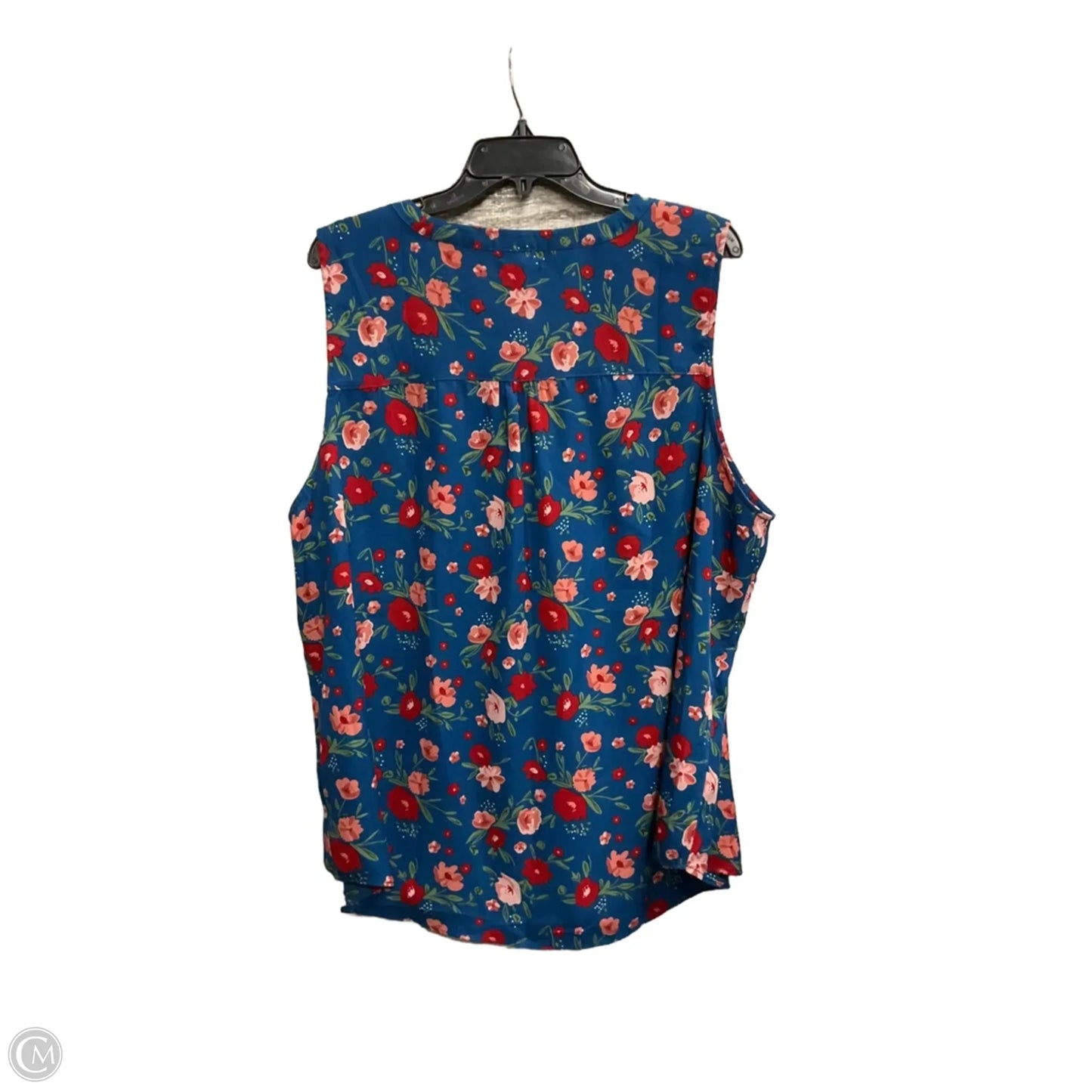 Top Sleeveless By Maurices In Blue, Size: 2x