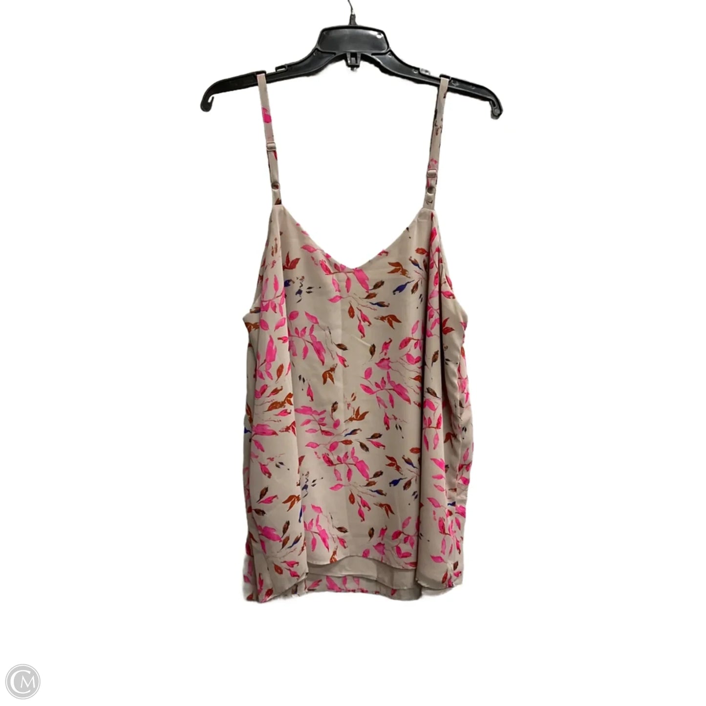 Top Sleeveless By Torrid In Tan, Size: 1x