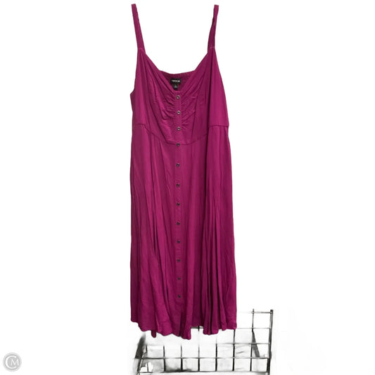 Dress Casual Maxi By Torrid In Purple, Size: 2x