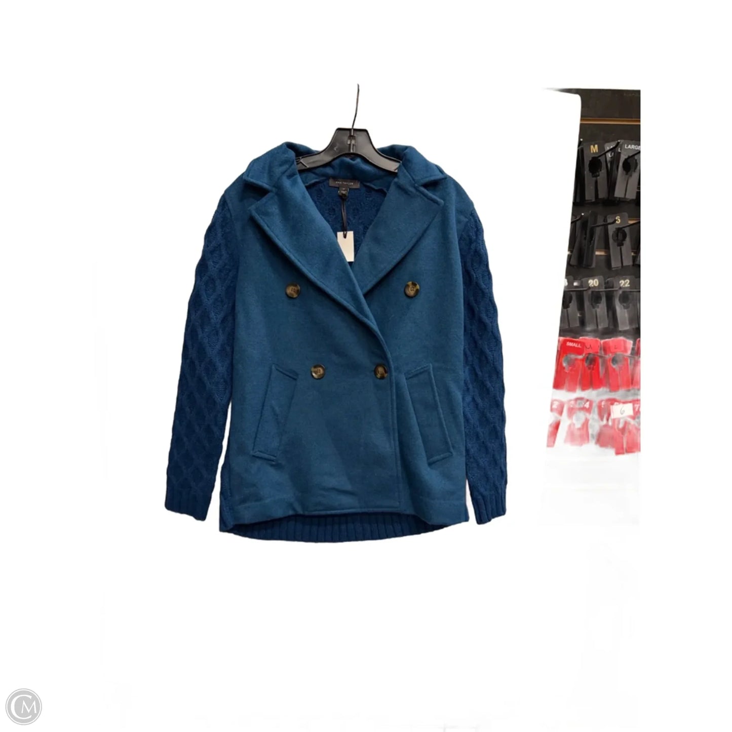 Jacket Other By Ann Taylor In Blue, Size: Sp