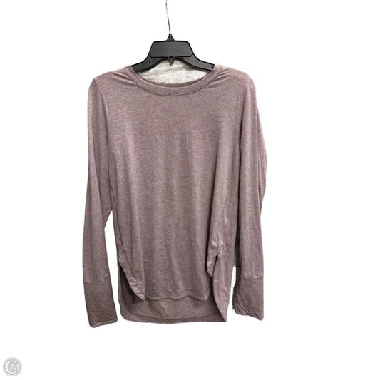 Athletic Top Long Sleeve Crewneck By Athleta In Pink, Size: S