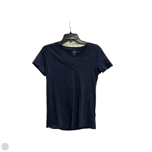 Top Short Sleeve Basic By J. Crew In Navy, Size: M