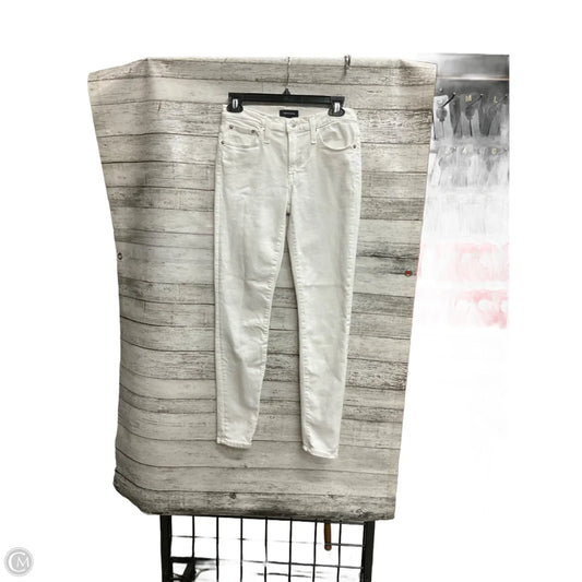 Jeans Skinny By J. Crew In White Denim, Size: 4