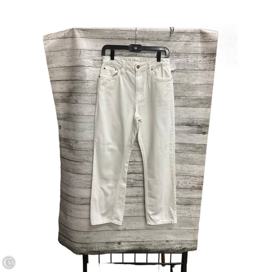 Jeans Straight By Avec Les Filles In White Denim, Size: 4