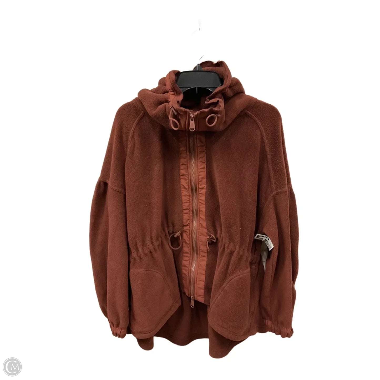 Jacket Fleece By Free People In Brown, Size: Xs