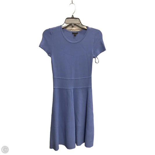 Dress Casual Midi By Ann Taylor In Purple, Size: Sp
