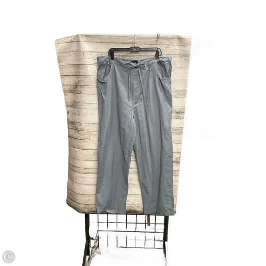 Pants Linen By Ashley Stewart In Blue, Size: 22