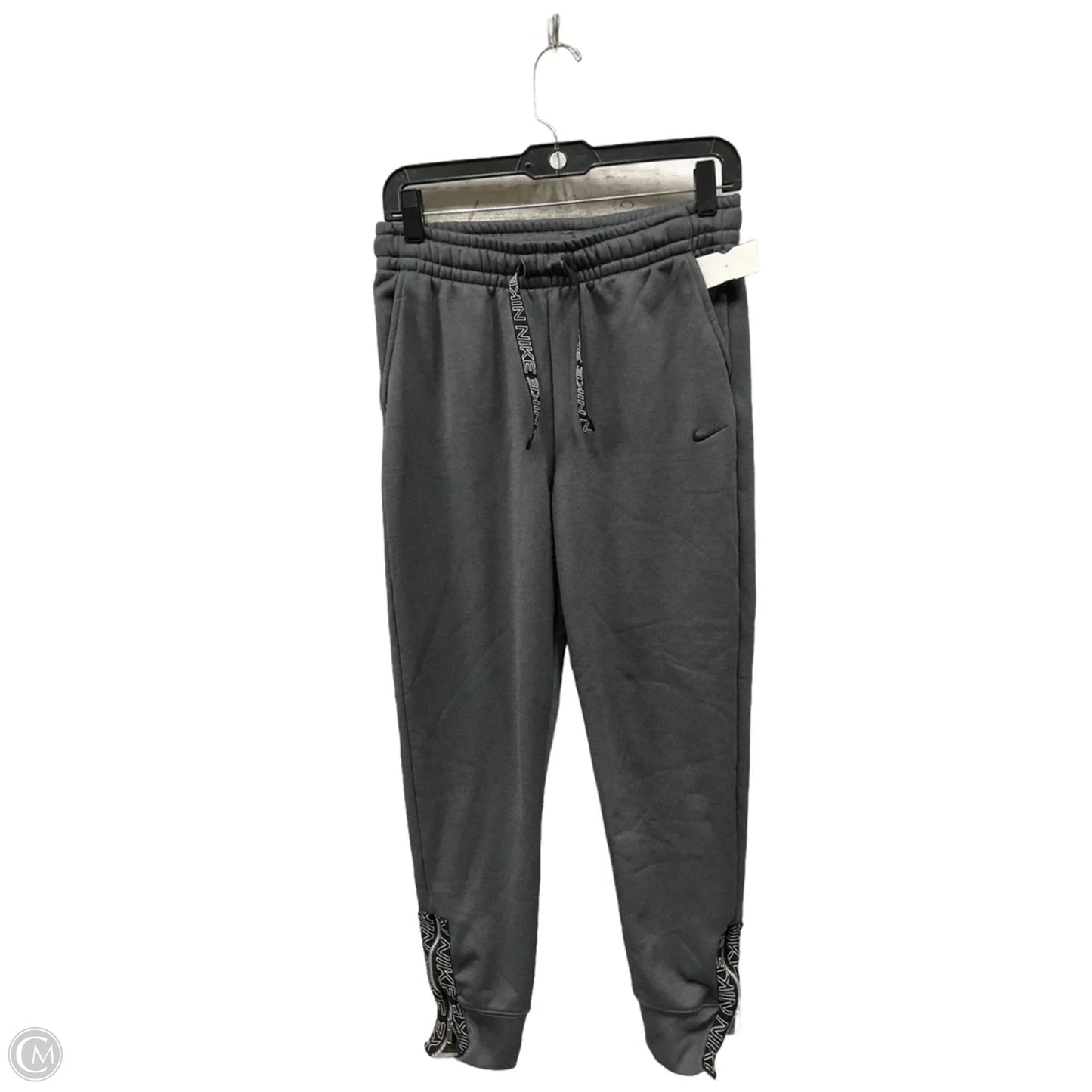 Athletic Pants By Nike In Grey, Size: S