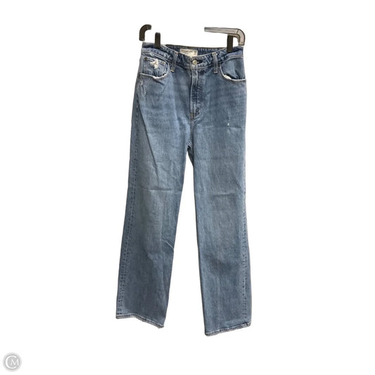 Jeans Straight By Abercrombie And Fitch In Blue Denim, Size: 4