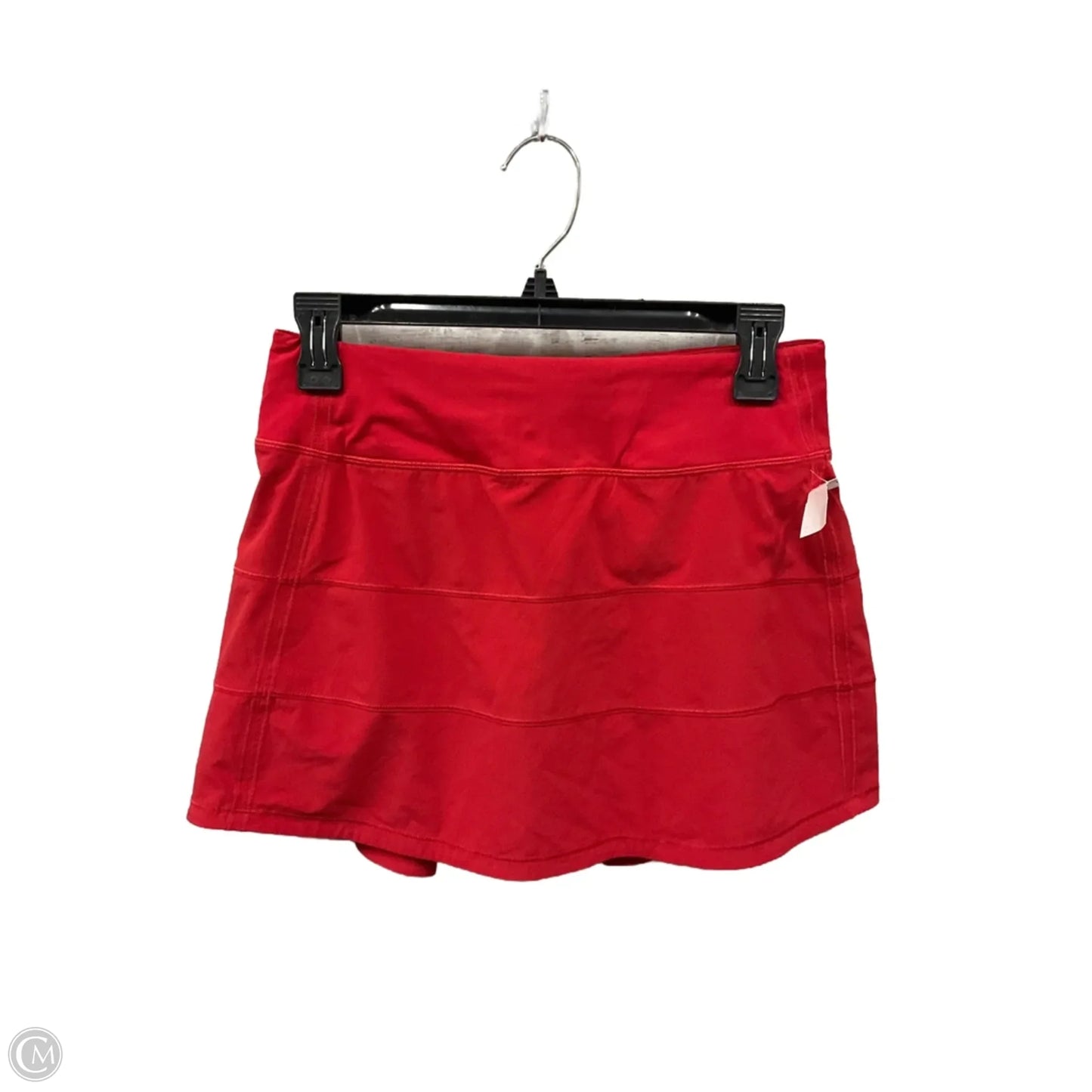 Athletic Skirt By Lululemon In Red, Size: 4