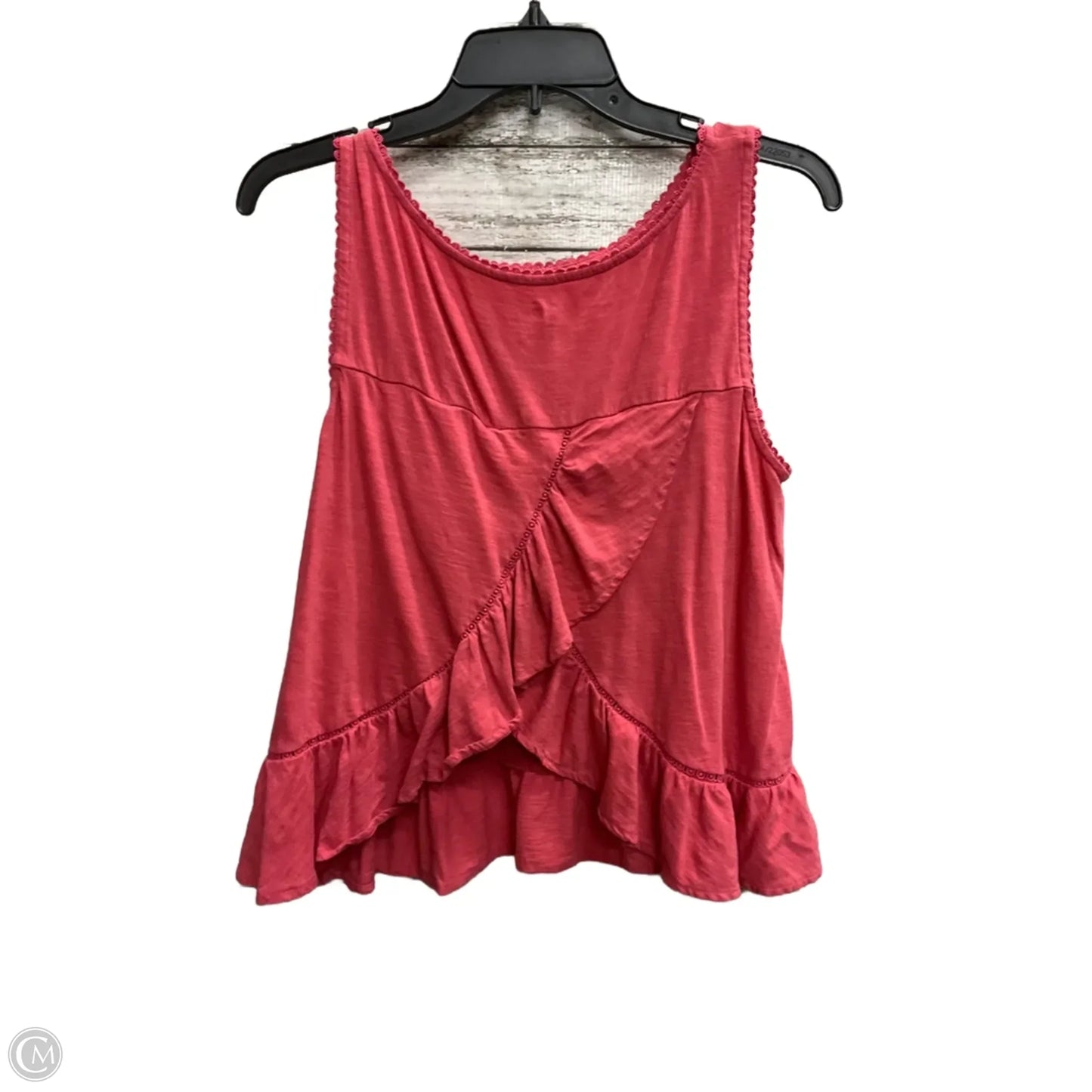 Top Sleeveless Basic By Loft In Pink, Size: M