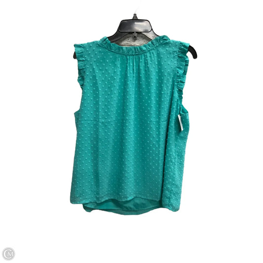 Top Sleeveless By J. Crew In Blue, Size: L