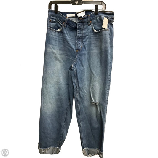 Jeans Straight By Universal Thread In Blue Denim, Size: 14