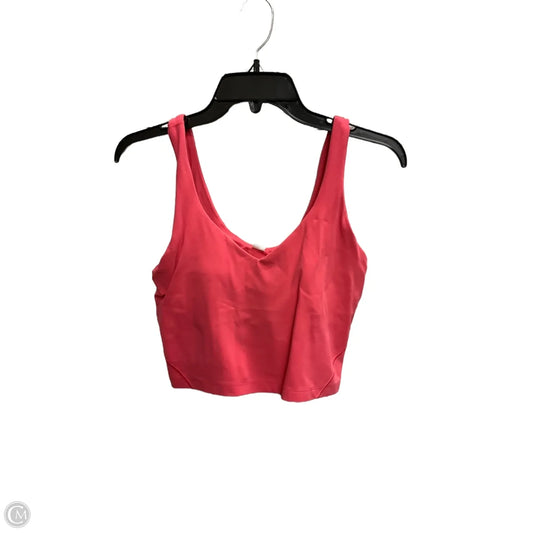 Athletic Bra By Lululemon In Pink, Size: M