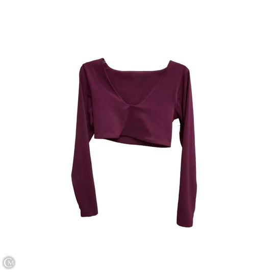 Top Long Sleeve By Athleta In Purple, Size: M