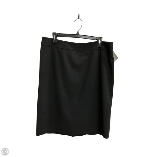 Skirt Midi By Calvin Klein In Black, Size: 14