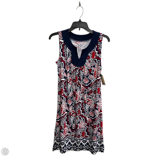 Dress Casual Midi By St Johns Bay In Red & White, Size: Sp