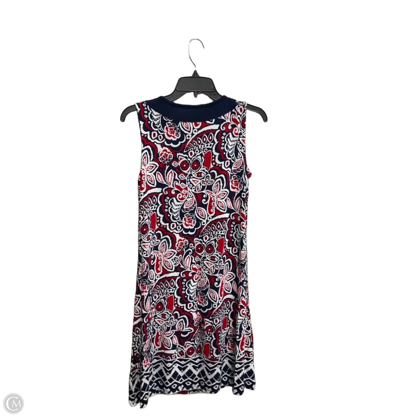 Dress Casual Midi By St Johns Bay In Red & White, Size: Sp