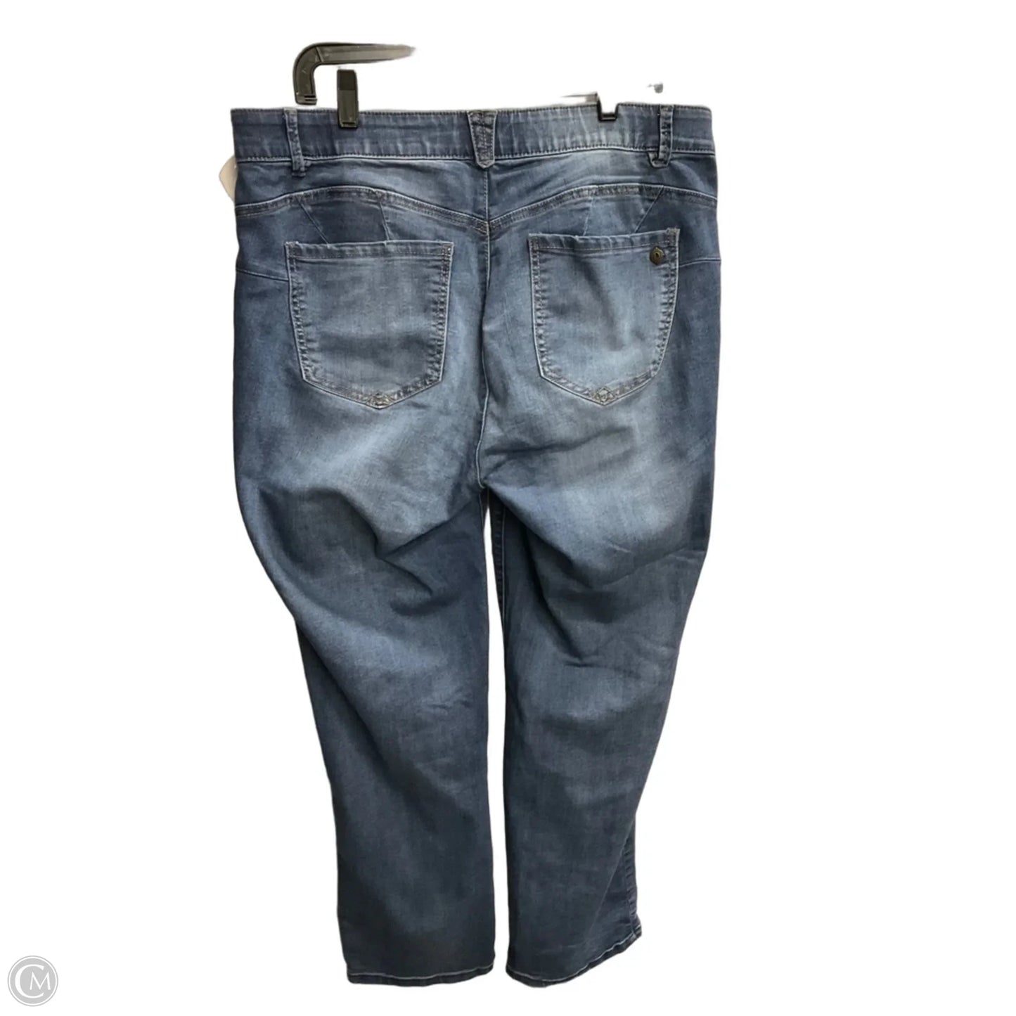 Jeans Straight By Democracy In Blue Denim, Size: 18
